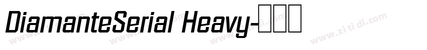 DiamanteSerial Heavy字体转换